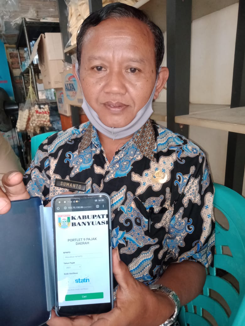 TESTING MAPPING LIVE APLIKASI PORTLET  BAPENDA KABUPATEN BANYUASIN PADA SMARTPHONE